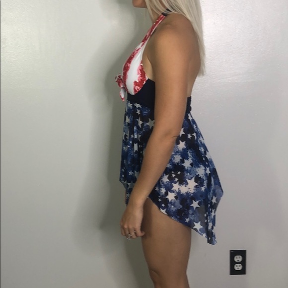 Two-piece Bikini 👙 Red white & blue American flag - Picture 4 of 6